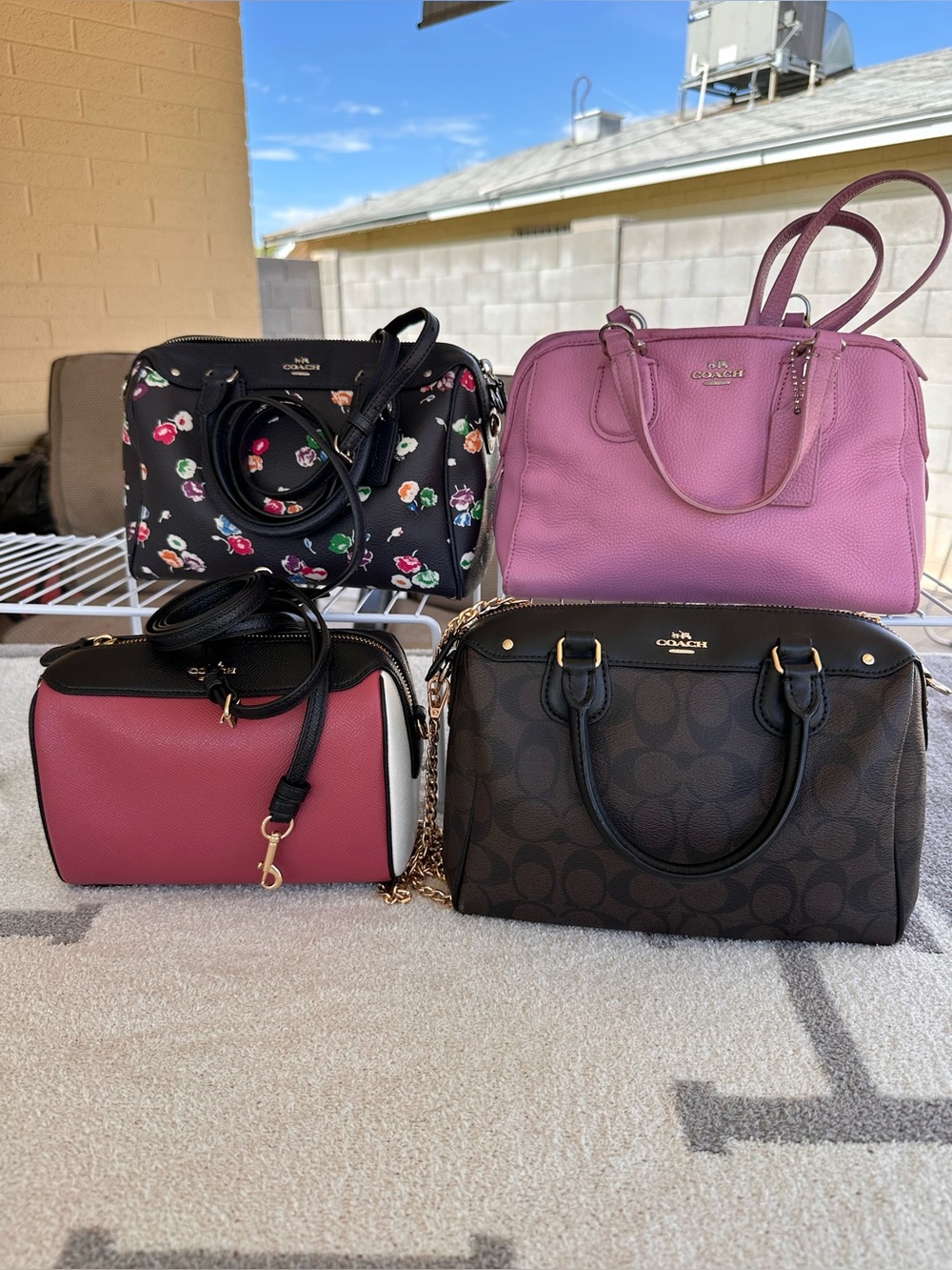 Coach Bennett bundle 4 coach bags wholesale vintage